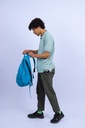 man wearing his backbag 3.