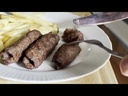 Kofta and fries