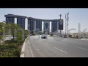 cars moving traffic in front of north mall