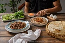 man eating breakfast stop motion