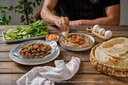 man eating breakfast stop motion