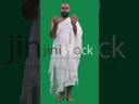 Egyptian man in umrah praying