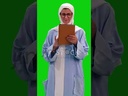 veiled woman working on a ipad