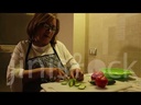 woman cooking in the kitchen