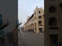 korba buildings with christmas decorations