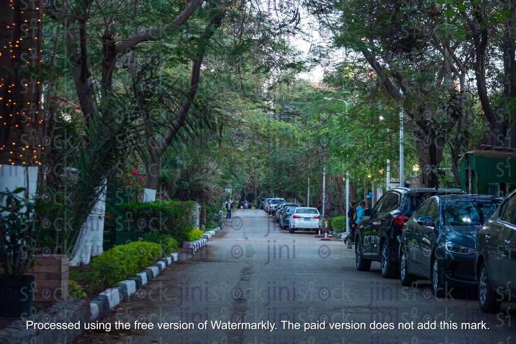 street after rain- stock image