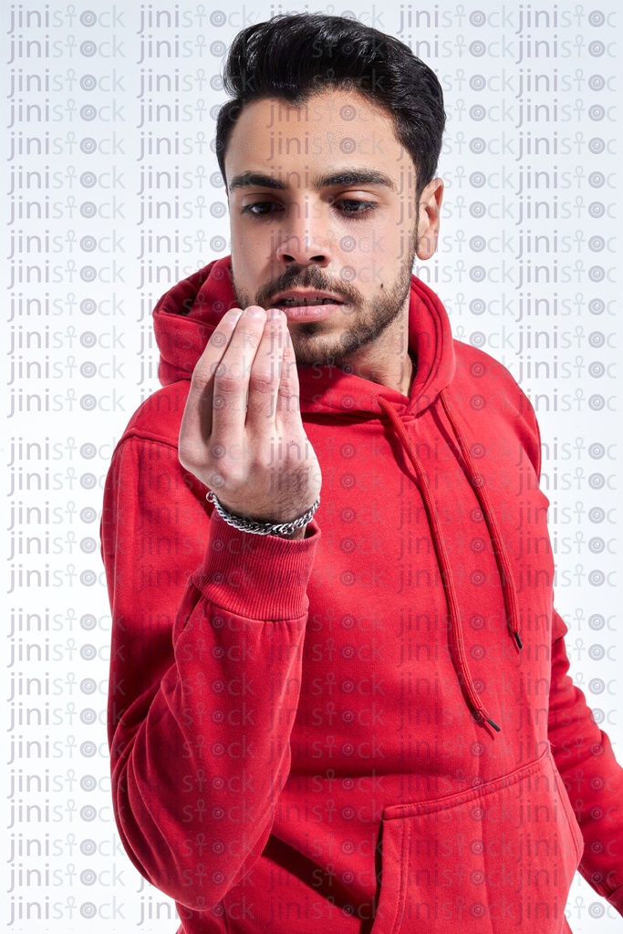 Young man with hairfall