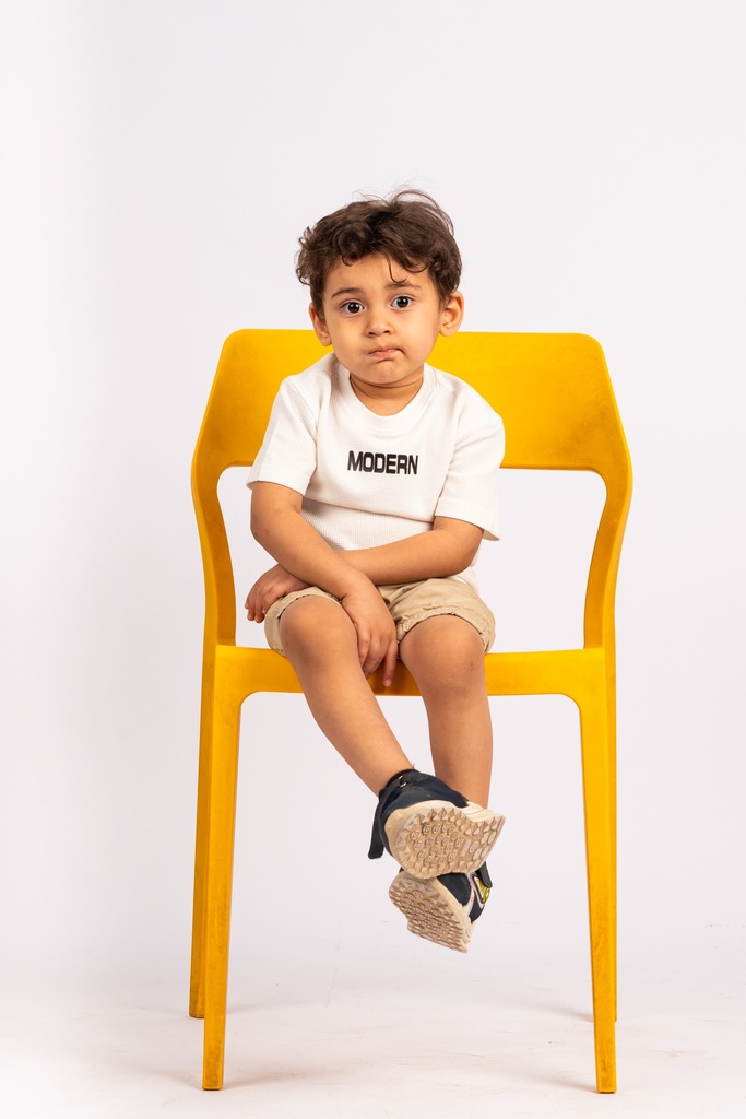 bored 3 years boy - stock image