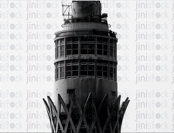 Tob of the Cairo tower - stock image