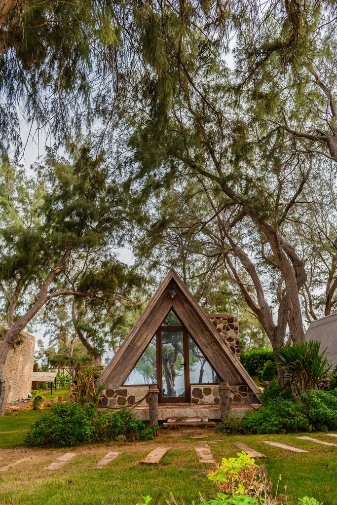 house in the forest el montazah stock image