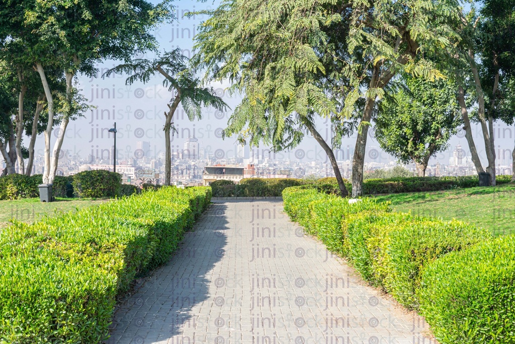 path way in el Azhar park