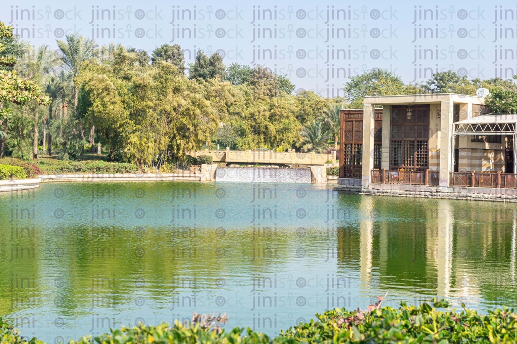 Lake view from Azhar park