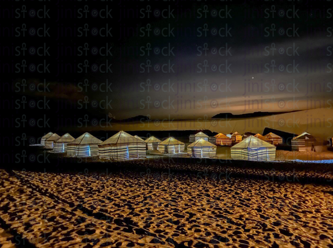 white tents in the Egyptian desert