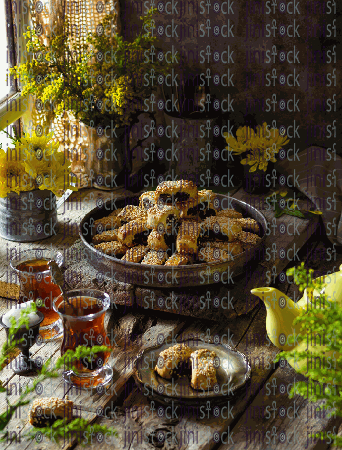 egyptian sweets stock image