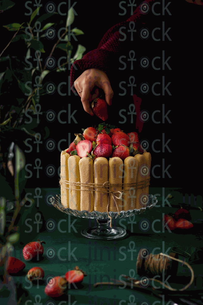 strawberry stock image