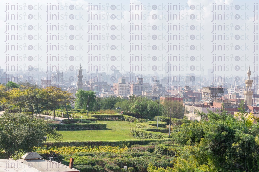 Azhar park top view