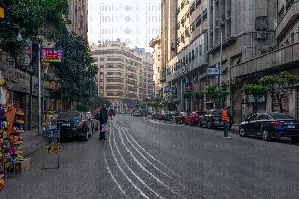 central bank road in wast el balad