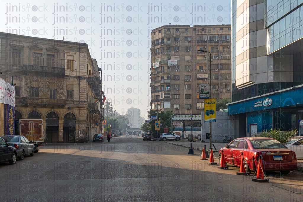 wide vintage streets of wast el balad
