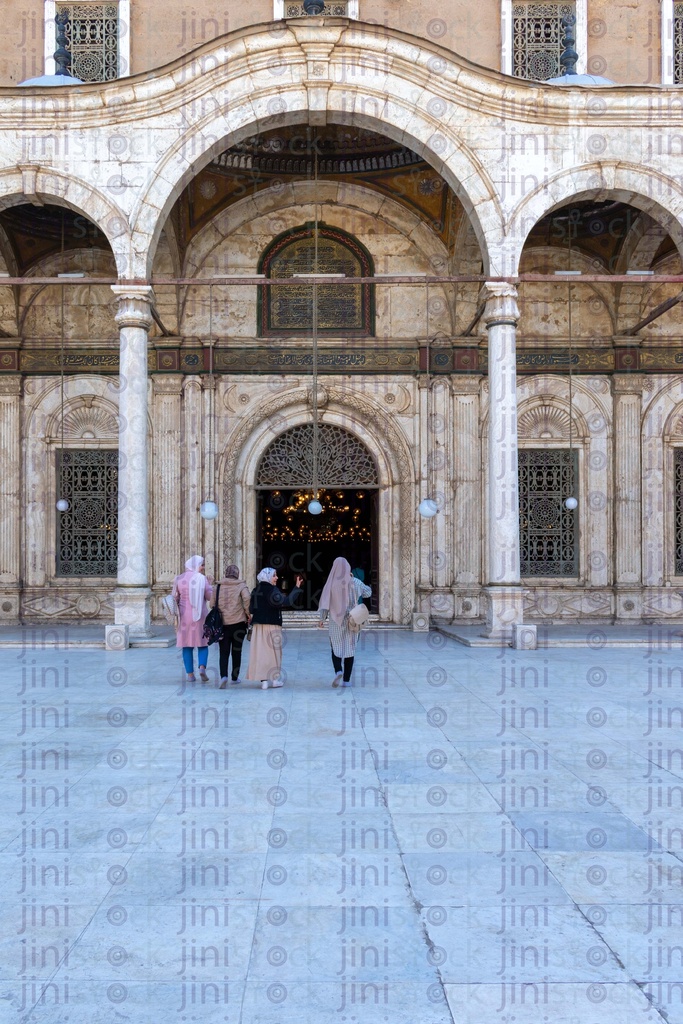 Islamic arch in the hall of mohamed ali