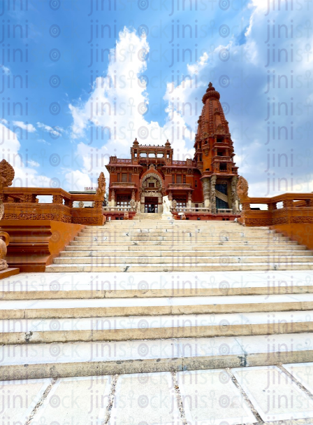 Baron  palace entrance stock image