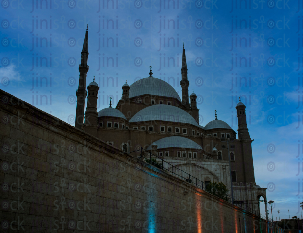 Mohamed Ali Citadel Mosque stock image with high quality