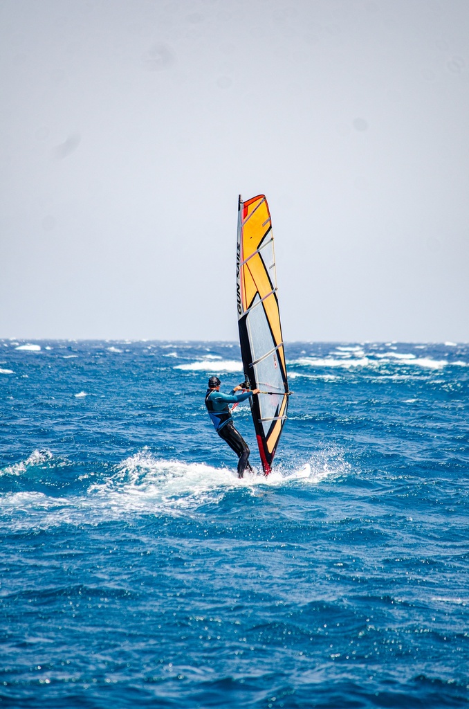 sea surfer on the red sea.