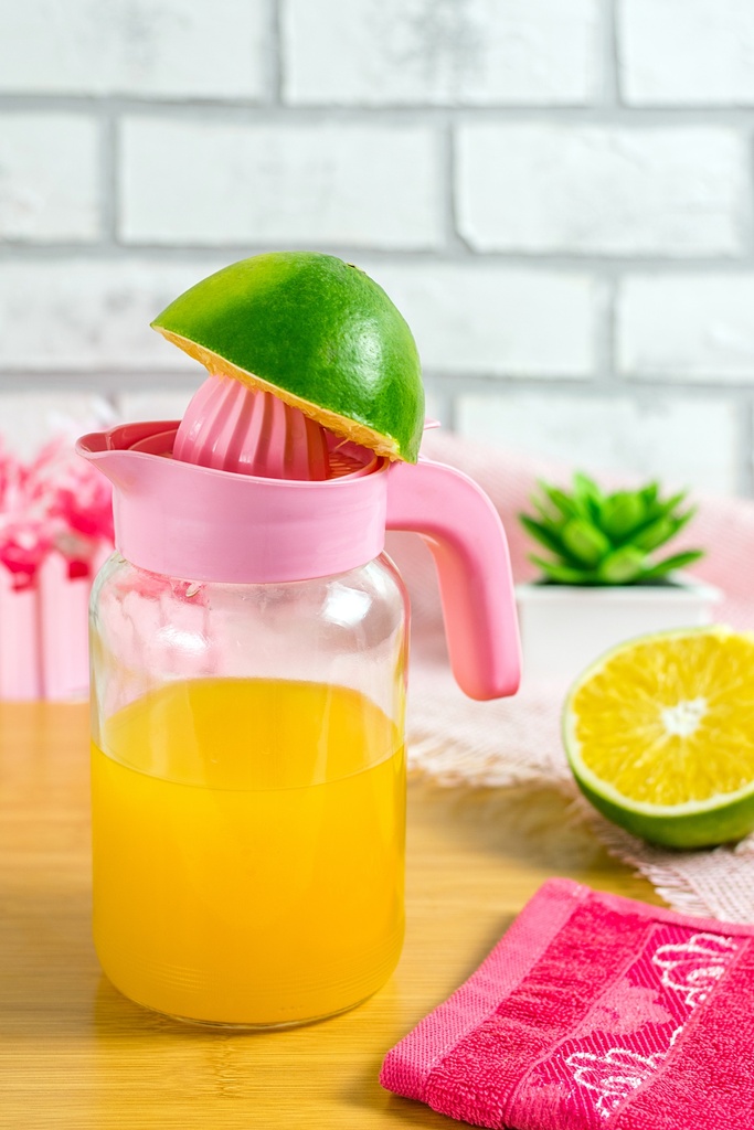 Still Life with Orange squeezer juice jar