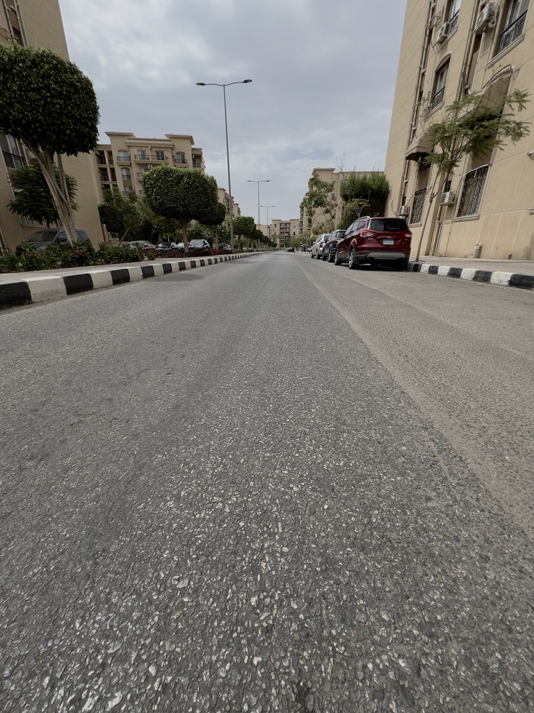 asphalt road POV for street