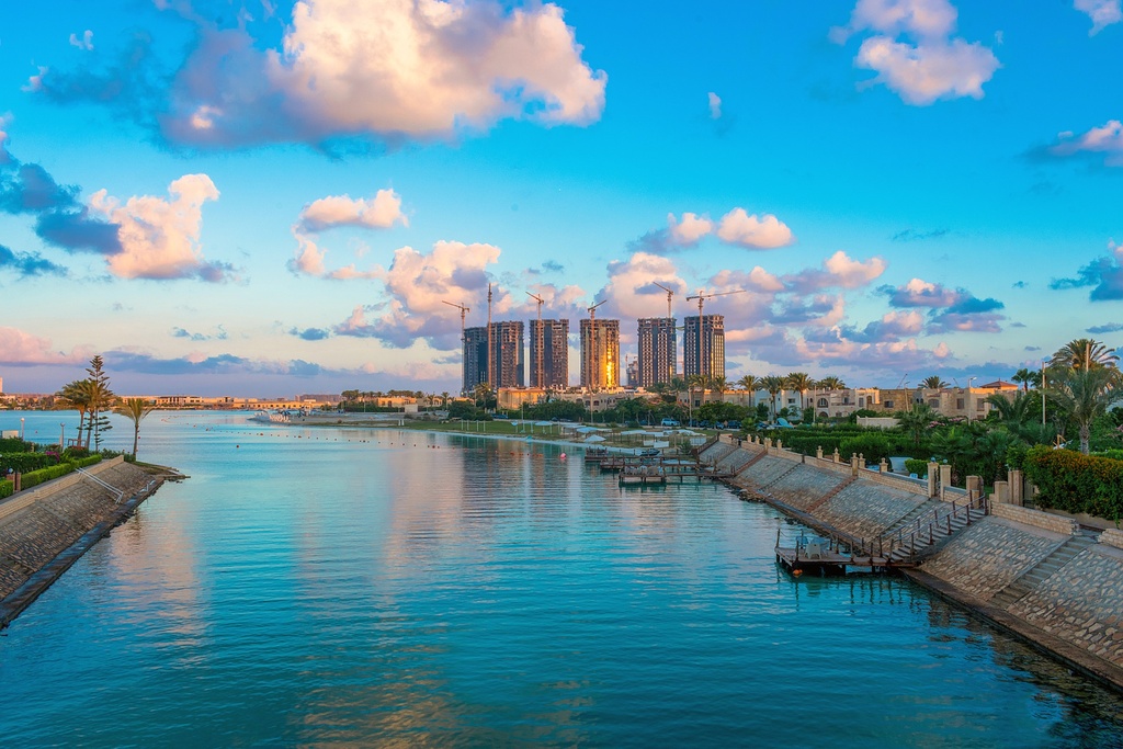 El Alamein Towers during the day