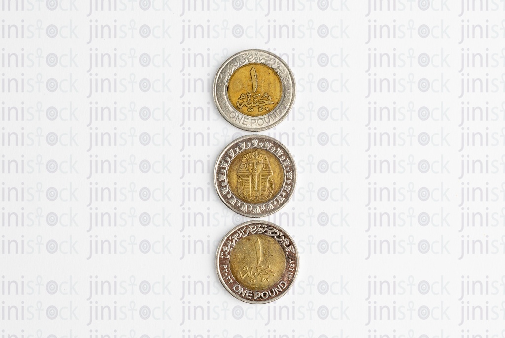 one Egyptian pound coins