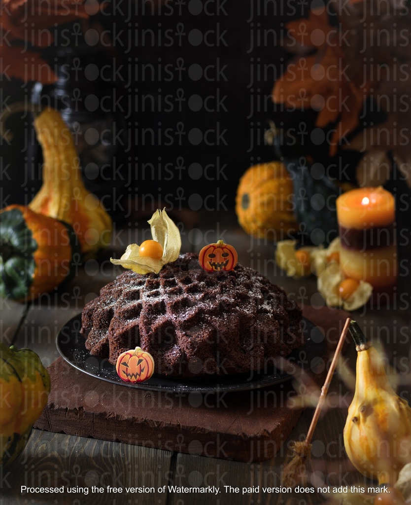 Pumpkin chocolate cake