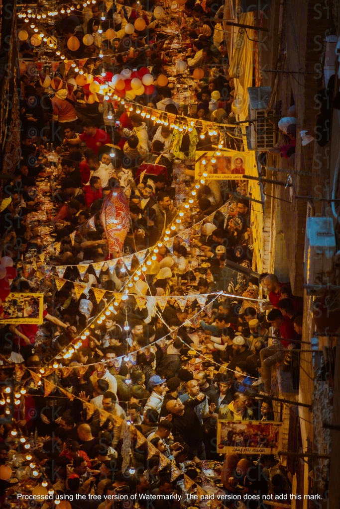 lights of Ramadan in mataria iftar