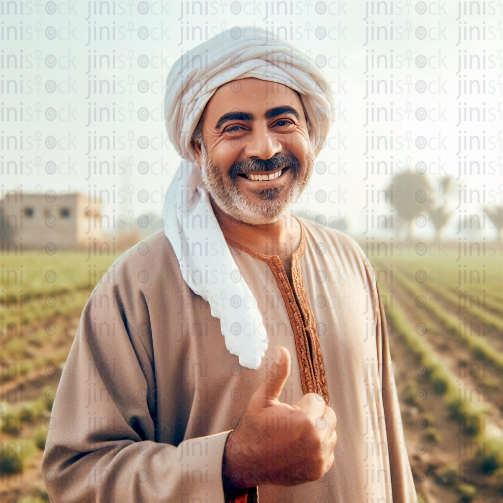 A man from the Egyptian countryside ai