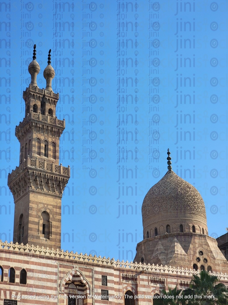 mosque minaret with othmani style