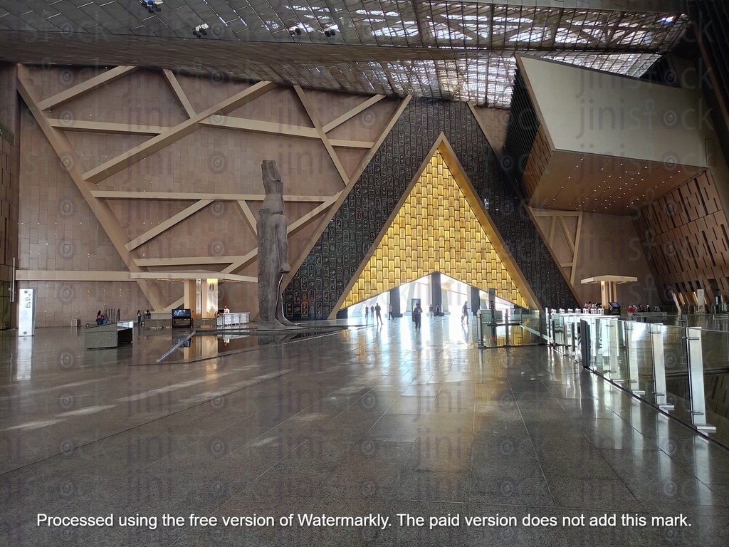 Entrance to the Grand Egyptian Museum