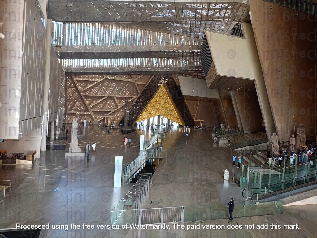 Grand Egyptian Museum Top View