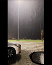 raining at night