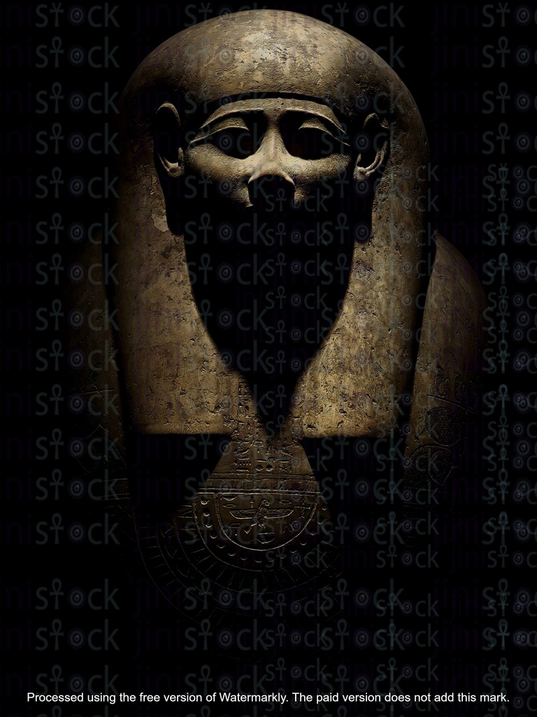 pharaonic statue head