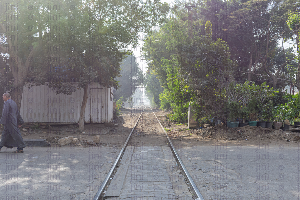 old raily way crossing