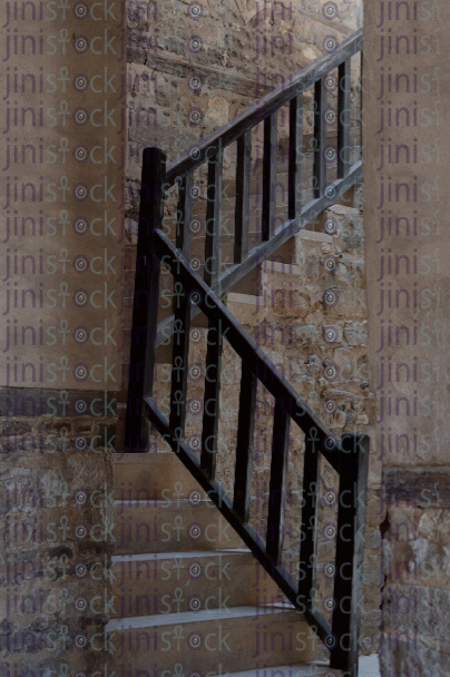 ancient stair case - stock image