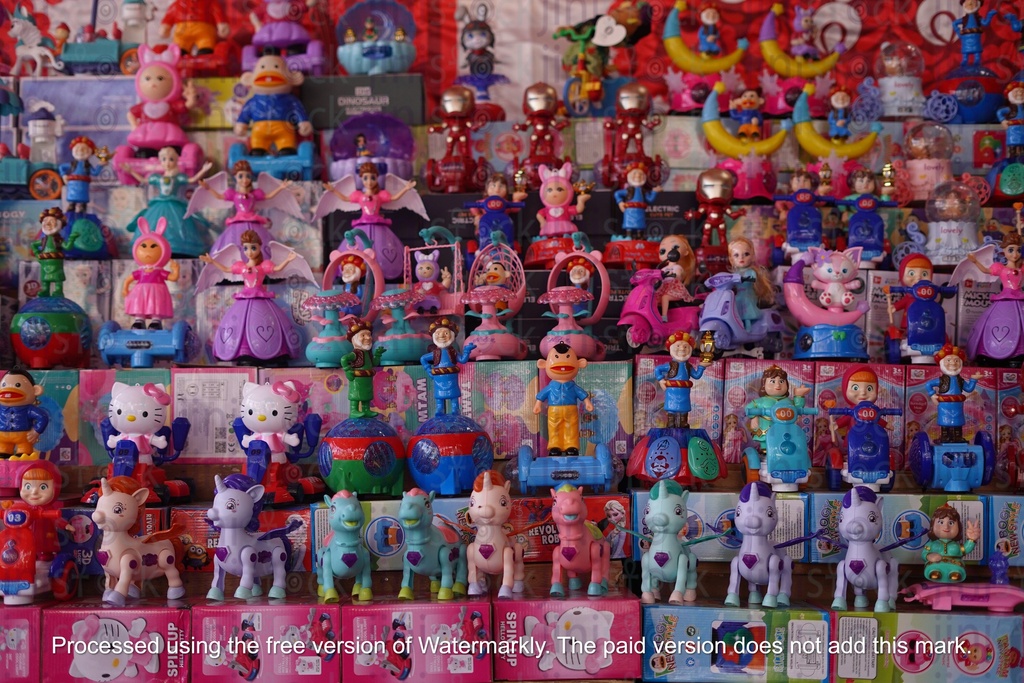 bogy and tamtam toys dolls on ramadan market