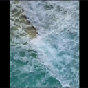 top view for sea wave