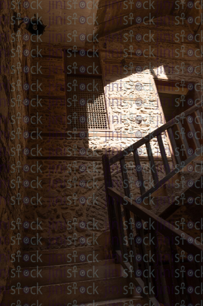 old stair case - stock image