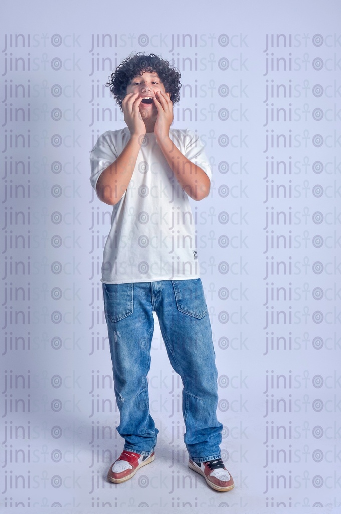 A teen supports or encourages his favorite football team