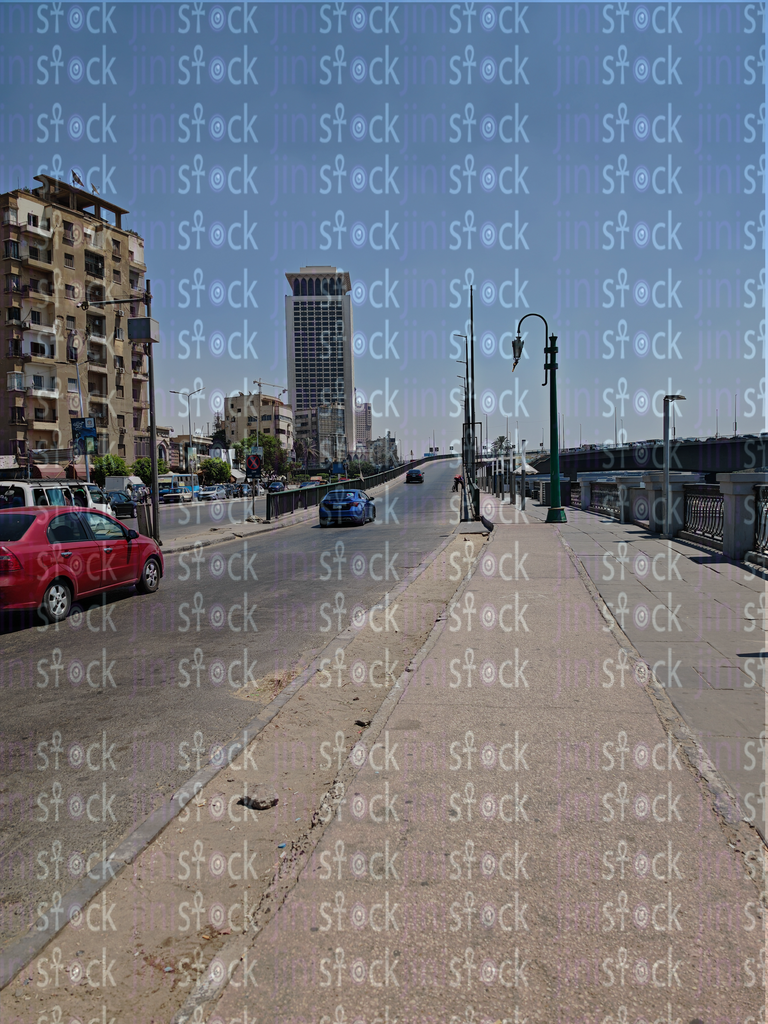 Cars in the direction of the Grand