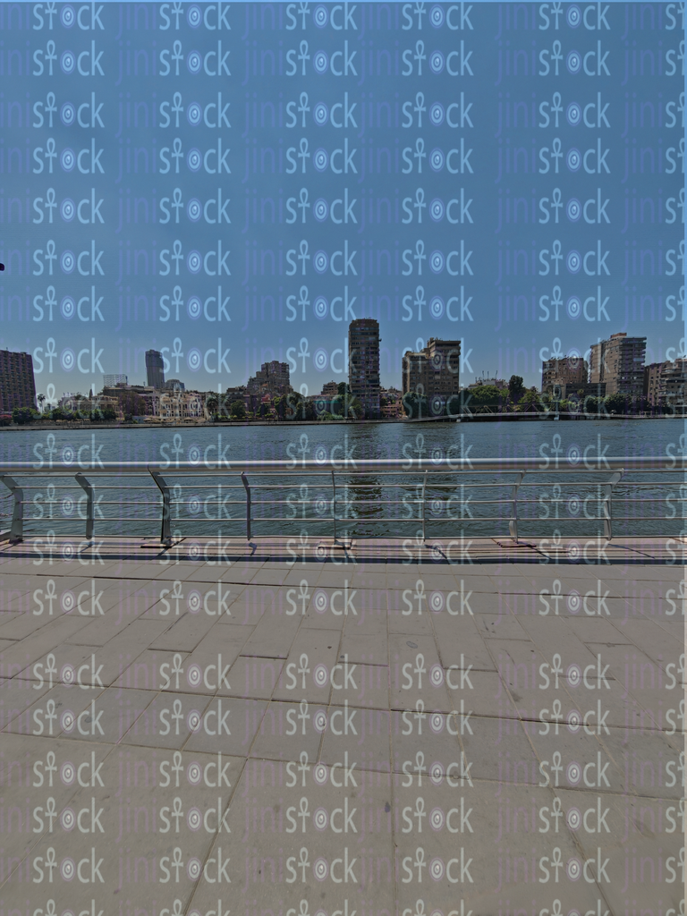 Nile banks from the promenade