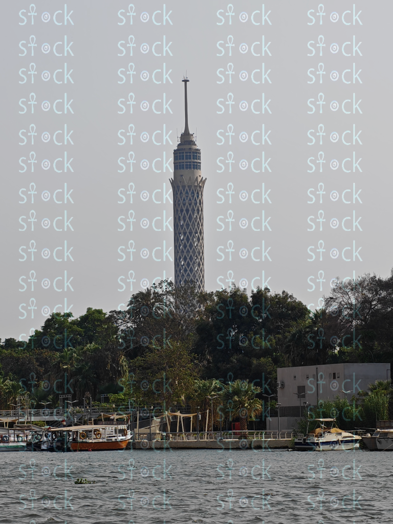 Cairo Tower overlooking the Nile