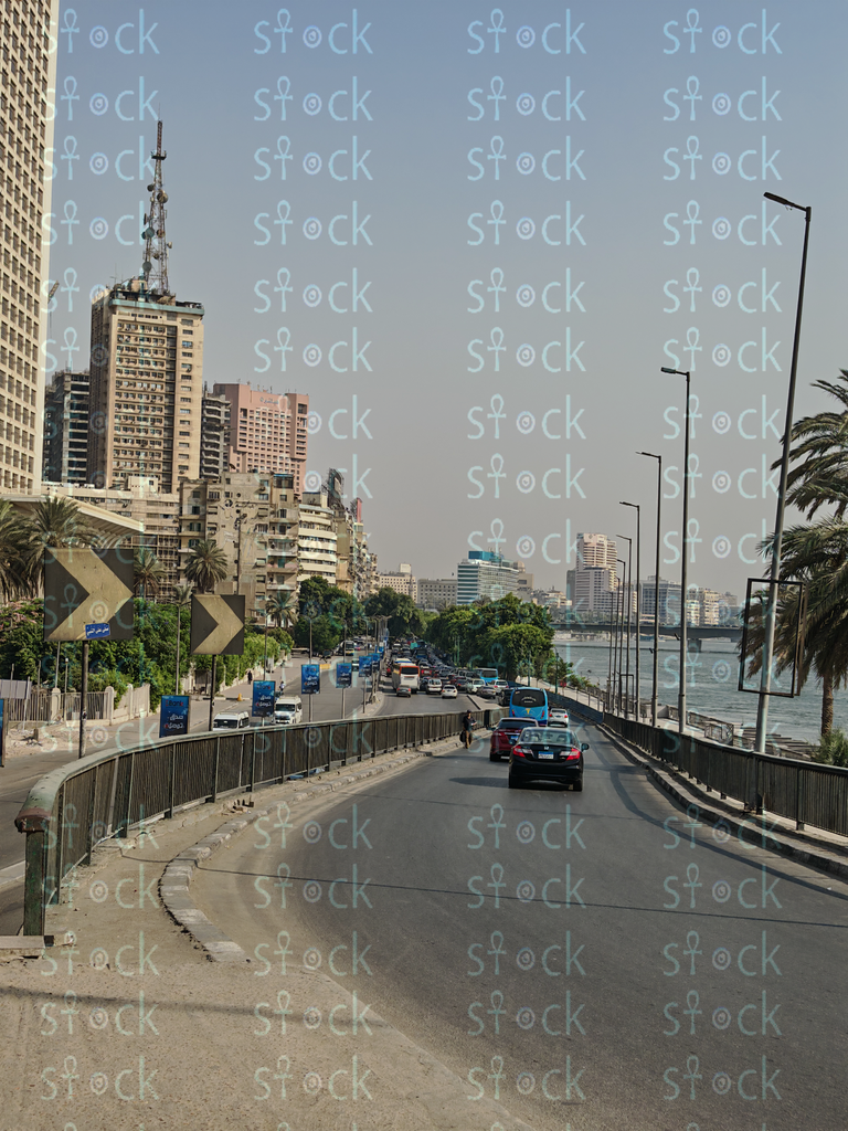 Traffic jam under the Ministry of Foreign Affairs