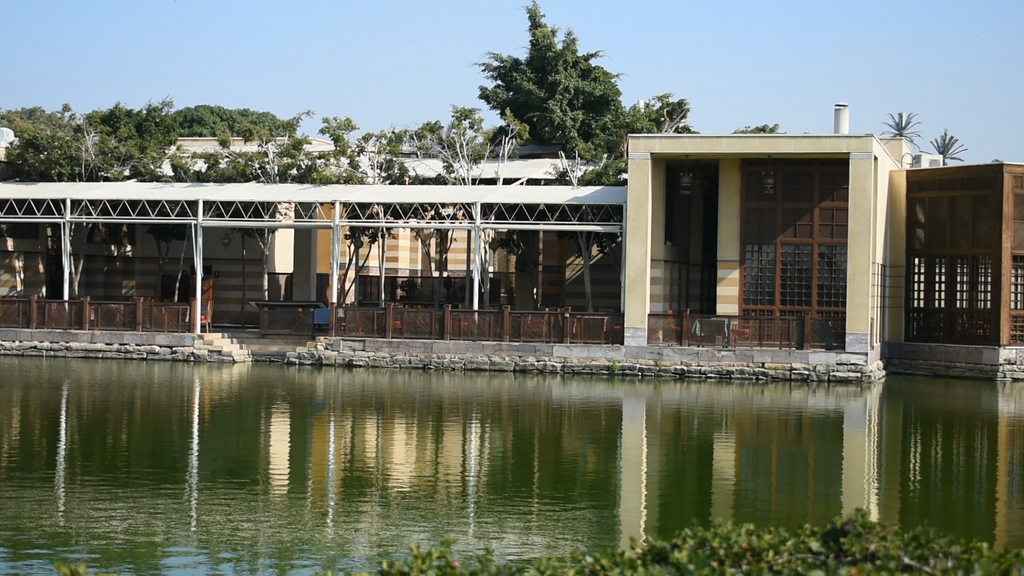 lake in the azhar park