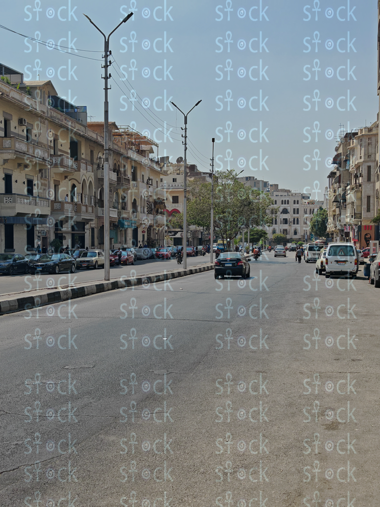 Wide street in Korba district 